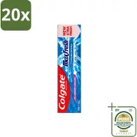 Colgate 20 x - Max Fresh - Cool Mint - Tandpasta - 100ml - Wasstrips - Tandpasta - Frisse Adem - Mondhygiëne - Cariës Bestrijden - Tandplak Verwijderen