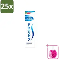 Sensodyne 25 x – Tandpasta – Extra Fresh Gel – 75 ml - Bulkverpakking - Gevoelige tanden - Douchemop - Mondgevoel