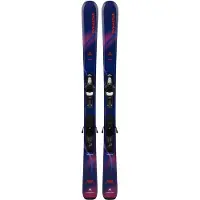 Dynastar - Packs (ski's & bindingen) - M-Menace Team + Kid 4 2027 voor Unisex - Kindermaat 140 cm - Paars