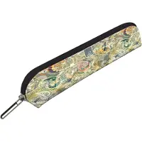 EV-CORP Mini etui, Paisley-print, goudkleurig