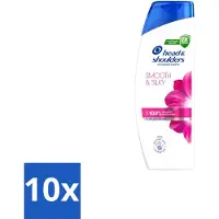 Head & shoulders 10 x - Shampoo - Smooth & Silky - 250ml - Voordeelverpakking - 10 stuks
