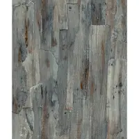 Dutch Wallcoverings Vliesbehang - Ciara- Wooden Wall blauwgrijs - A62803