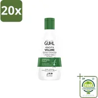 Guhl 20 x – Shampoo – Kracht & Volume – 250 ml - Grootverpakking - Vaatwasstrips - Krachtige Shampoo - Volume Shampoo - Haarversterkende Shampoo - Shampoo Voor Dun Haar - Biotine Shampoo
