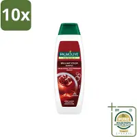 Palmolive 10 x Naturals - Shampoo - Brilliant Color - Voor Gekleurd Haar - 350 ml - Wasstrips - Gekleurd Haar - Haar Verzorging - Haar Kleur Behouden - Haar Glans - Haar Bescherming