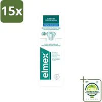 Elmex 15 x - Tandpasta - Sensitive Professional - Gentle Whitening - 75 ml - Grootverpakking - Vaatwasstrips - Gevoelige Tanden - Tandpasta - Whitening - Pro-Argin - Tandgevoeligheid