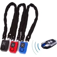 Markenlos Slim fietsslot met alarm - Draadloos, waterdicht en schokbestendig - 33 inch kabel voor de veiligheid van fiets, motor en scooter