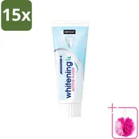 Sence 15 x - Whitening - Tandpasta - Met Fluor - 75 ml - Bulkverpakking - Witte tanden - Douchemop - Tandpasta