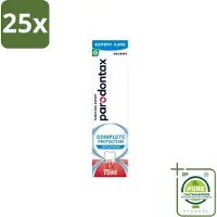 Parodontax 25 x – Tandpasta – Complete Protection Extra Fresh – 75 ml - Grootverpakking - Vaatwasstrips - Tandvleesbescherming - Mondhygiëne - Tandpasta - Bloedend Tandvlees - Tandplak