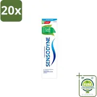 Sensodyne 20 x – Tandpasta – Fresh Mint – 75 ml - Grootverpakking - Vaatwasstrips - Gevoelige Tanden - Tandpasta - Frisse Adem - Mondverzorging - Gevoeligheid Verminderen