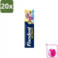 Fixodent 20 x – Kleefpasta – Ultimate Fresh – 40 g - Bulkverpakking - Kleefpasta kunstgebit - Douchemop - Kunstgebit fixatie