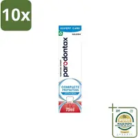 Parodontax 10 x – Tandpasta – Complete Protection Extra Fresh – 75 ml - Wasstrips - Tandvleesbescherming - Mondhygiëne - Tandplak - Bloedend Tandvlees - Extra Fris