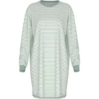 Mey Nachtjapon Serie Willow Stripes Seasalt Green | Maat 48
