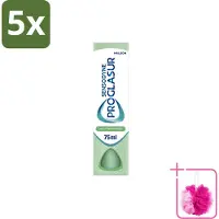 Sensodyne 5 x – Tandpasta – Proglasur Daily Protection – 75 ml - Bulkverpakking - Tanderosis bescherming - Douchemop - Gevoelige tanden