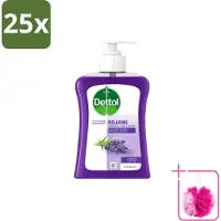 Dettol 25 x – Wasgel Handzeep – Lavendel – 250 ml - Bulkverpakking - Handwas - Douchemop - Handhygiëne