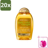 OGX 20 x - Apple Cider Vinegar - Shampoo - Clarify + Shine - 385 ml - Bulkverpakking - Haartype - Douchemop - Glans