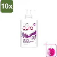 Unicura 10 x - Vloeibare Handzeep - Anti Bacterieel - Balans - 250 ml - Bulkverpakking - Handzeep - Douchemop - Antibacterieel