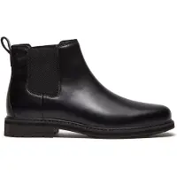 Timberland Heren Zwarte Stormbucks Chelsea-enkellaarzen van leer (45.5), Plat, Geen, Casual TB0A42PGW021