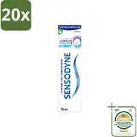 Sensodyne 20 x – Tandpasta – Complete Protection + Cool Mint – 75 ml - Wasstrips - Gevoelige Tanden - Tandgevoeligheid - Tandpasta - Mondverzorging - Tandplak