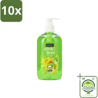 Sence 10 x – Handzeep – Splash To Bloom Kiwi – 500 ml - Grootverpakking - Vaatwasstrips - Handzeep - Handen Reinigen - Handen Hydrateren - Kiwi Geur - Natuurlijke Handzeep