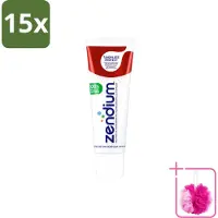 Zendium 15 x – Tandpasta – Tandvlees Protect – 75 ml - Bulkverpakking - Gevoelig tandvlees - Douchemop - Tandvlees bescherming