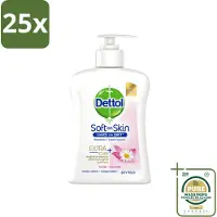 Dettol 25 x - Handzeep - Antibacterieel - Hydraterend - Kamille - 250 ml - Wasstrips - Handzeep - Antibacterieel - Hydraterend - Kamille - Handhygiëne