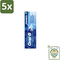 Oral-B 5 x - 3D White Arctic Fresh - Tandpasta - Whitening - Frisse Adem - 75 ml - Wasstrips - Tandpasta - Whitening - Frisse Adem - Glazuur - Tanden Reinigen