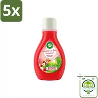 Air Wick 5 x – Luchtverfrisser – Actieve Wiek Framboos & Bloesem – 375 ml - Grootverpakking - Vaatwasstrips - Luchtverfrisser - Geur - Framboos En Bloesem - Actieve Wiek - Geurverspreiding