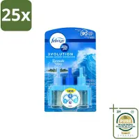 Ambi Pur 25 x 3volution - Bermuda Vibes Navulling - Luchtverfrisser - 20 ml - Wasstrips - Oceaanfrisse Geur - Luchtverfrisser - Geurverspreiding - 3Volution Systeem - Geurintensiteit