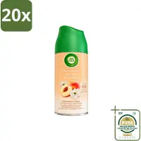 Air Wick 20 x - Luchtverfrisser Navulling - Witte Perzik - Automatische Spray - 250 ml - Wasstrips - Luchtverfrisser - Geurverspreiding - Witte Perzik - Automatische Spray - Geurintensiteit
