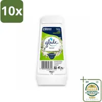 Glade 10 x – Luchtverfrisser Gel – Muguet – 150 g - Wasstrips - Luchtverfrisser Gel - Muguet Geur - Frisse Geur - Langdurige Geur - Geur Met Essentiële Oliën
