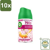 Air Wick 10 x - Luchtverfrisser Navulling - Zalige Zomer - Automatische Spray - 250 ml - Wasstrips - Zalige Zomer - Geurverspreider - Automatische Geur - Geurverwijdering - Geurintensiteit