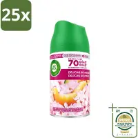 Air Wick 25 x - Luchtverfrisser Navulling - Zalige Zomer - Automatische Spray - 250 ml - Wasstrips - Zalige Zomer - Geurverspreider - Automatische Geur - Geurverwijdering - Geurintensiteit