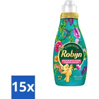 Robijn 15 x Collections - Wasverzachter - Paradise Secret - 1,25L - 50 Wasbeurten - Voordeelverpakking - 15 stuks
