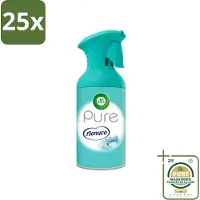 Air Wick 25 x - Luchtverfrisser - Pure Nenuco - Spray - 250 ml - Wasstrips - Luchtverfrisser - Nenuco Aroma - Luchtverfrissende Spray - Frisse Geur - Huisgeur