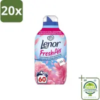 Lenor 20 x – Wasverzachter – Bloesem – 60 Wasbeurten – 840 ml - Grootverpakking - Vaatwasstrips - Wasverzachter - Buitenluchtfrisheid - Bloesemgeur - Wasgoed - Geur
