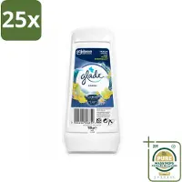 Glade 25 x - Gel - Marine - 150 g - Wasstrips - Luchtverfrisser - Fris Geur - Maritieme Geur - Geur Gel - Badkamer Geur