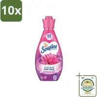 Soupline 10 x – Wasverzachter – Infinite Freshness Floral Happiness – 800 ml - Wasstrips - Wasverzachter - Frisheid - Geur - Zachtheid - Wasgoed