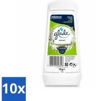 Glade 10 x – Luchtverfrisser Gel – Muguet – 150 g - Voordeelverpakking - 10 stuks