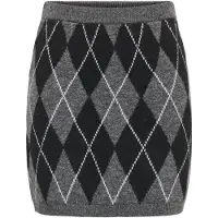 JDY Rok 'JDYBianka' donkergrijs / zwart / wit