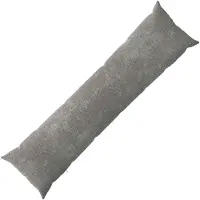 vidaXL Kussensloop HEERLEN Donkergrijs 40 x 145 cm Chenille Stof