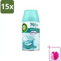 Air Wick 15 x - Luchtverfrisser Navulling - Nenuco - Automatische Spray - 250 ml - Bulkverpakking - Luchtverfrisser - Douchemop - Geurverspreider