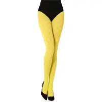 Merry Style MS-GB-328 Dames Panty - 60 DEN- 3D-technologie - Polyamide - Canarinno - L