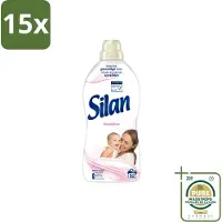 Silan 15 x – Wasverzachter – Sensitive – 1144 ml - Wasstrips - Wasverzachter - Gevoelige Huid - Hypoallergene - Huidvriendelijk - Wasgoed Zachtheid
