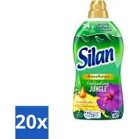 Silan 20 x Aromatherapy - Wasverzachter - Fascinating Jungle - Essentiële Oliën en Langdurige Parfum - 48 Wasbeurten - 1.056L - Voordeelverpakking - 20 stuks