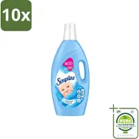 Soupline 10 x – Wasverzachter – Hemels Fris – 1,9 L - Grootverpakking - Vaatwasstrips - Wasverzachter - Wasgoed - Fris - Zijdezacht - Wasbeurten