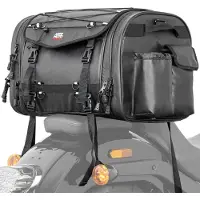 Sonstiges KEMIMOTO Motorfiets achtertas, waterdicht, 65 liter, zwart, met reflectoren