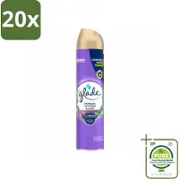 Glade 20 x - Luchtverfrisser Spray - Tranquil Lavender & Aloë - 300 ml - Grootverpakking - Vaatwasstrips - Luchtverfrisser - Frisheid - Lavendel - Aloë - Geur