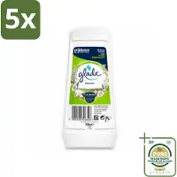 Glade 5 x – Luchtverfrisser Gel – Muguet – 150 g - Wasstrips - Luchtverfrisser Gel - Muguet Geur - Frisse Geur - Langdurige Geur - Geur Met Essentiële Oliën