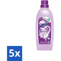 At Home 5 x - Wash - Wasverzachter - Floral Passion - 20 Wasbeurten - Voordeelverpakking - 5 stuks