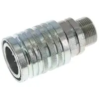 Tameson Stalen DN 12.5 Hydraulische Koppeling Snelkoppeling 16 mm S Knelring ISO 7241-1 A/8434-1 D 20.5mm